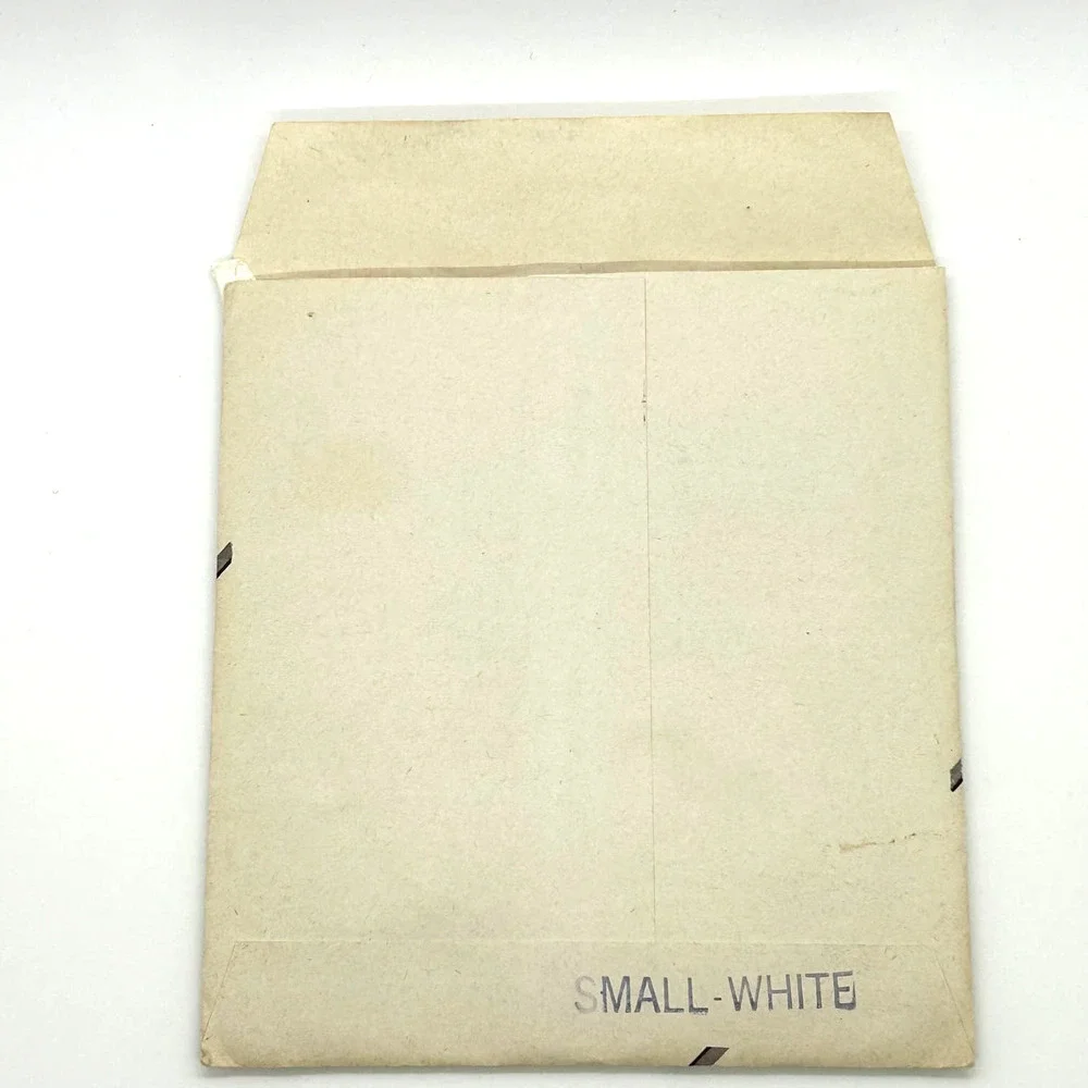 Vintage 1950's Baby-Mok‎ Precut White Leather Moccasin Kit  Infant Size Small